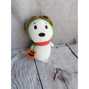 Flying Ace 2016 Hallmark Itty Bittys Peanuts Snoopy Halloween Plush